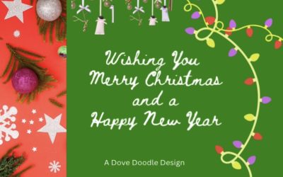 Dove Doodle Wishes You A Merry Christmas